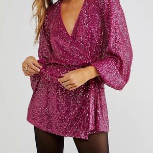 Christina Romper pink Free people